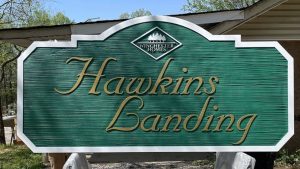 An HDU sign by CARV